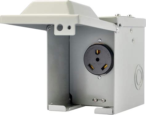 lock box for outdoor electrical outlet|lockable outdoor electrical box.